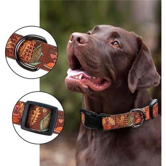 Thanksgiving & Christmas Dog Collars Medium Size - Picture 7 of 7